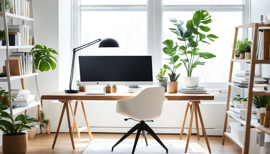 Ergonomic workspace setup