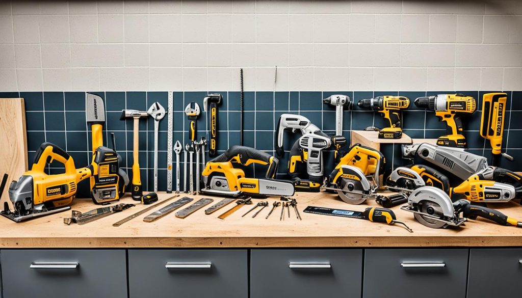 Essential tools for bathroom remodel