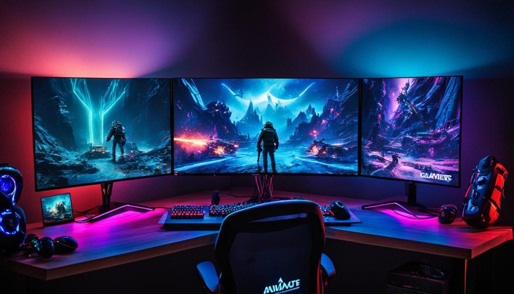 Gamer lighting for immersive gaming experience