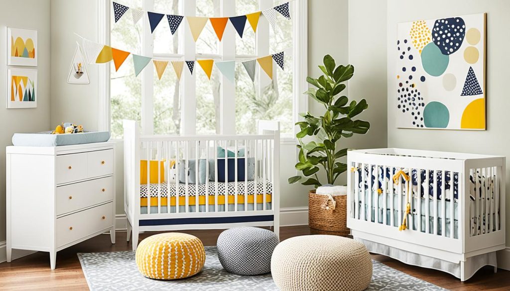 Gender-neutral nursery palette