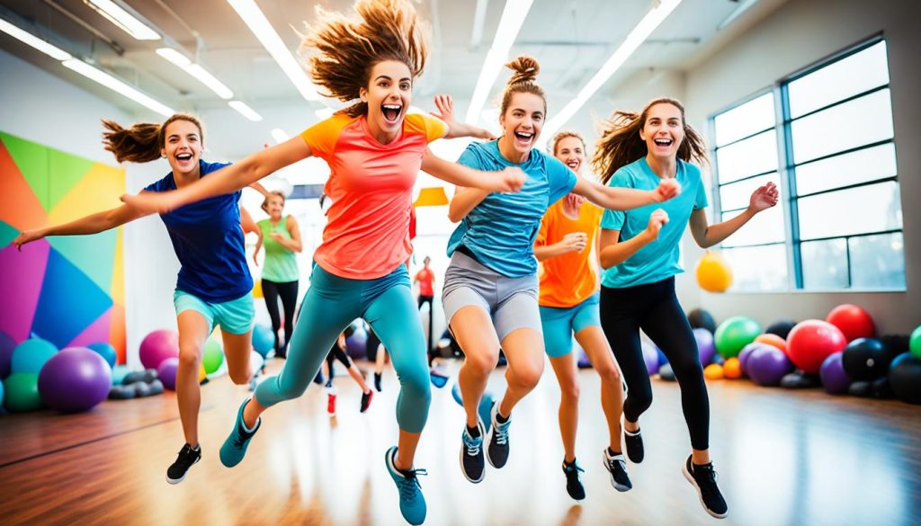 Indoor fitness games for teenagers