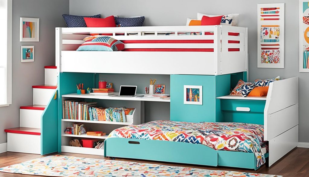 Kids' loft beds for versatile spaces