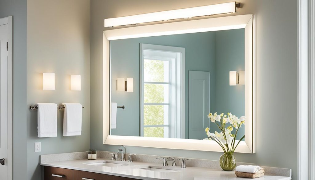 Layered bathroom lighting