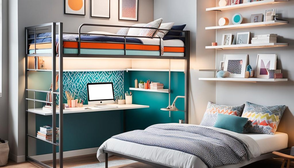 Loft bed designs for small spaces