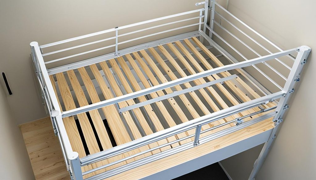 Loft bed guardrail requirements