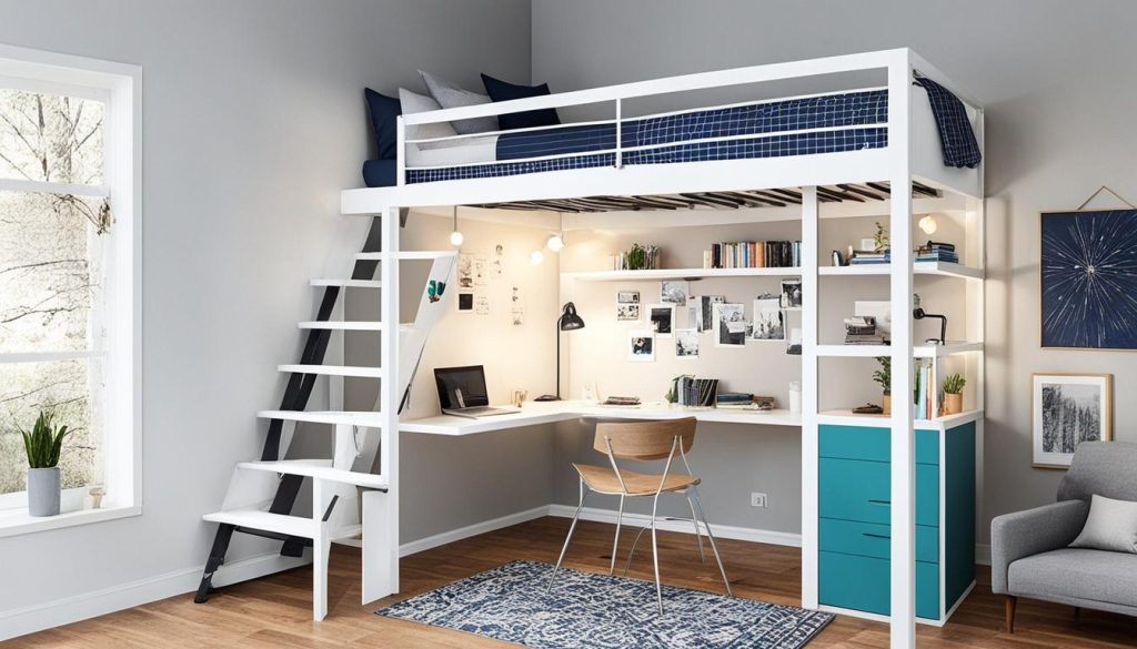 Loft bed ideas for small rooms