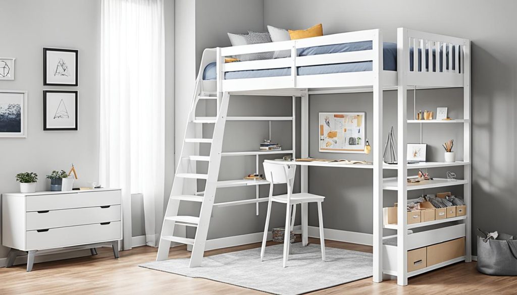 Loft bed safety features