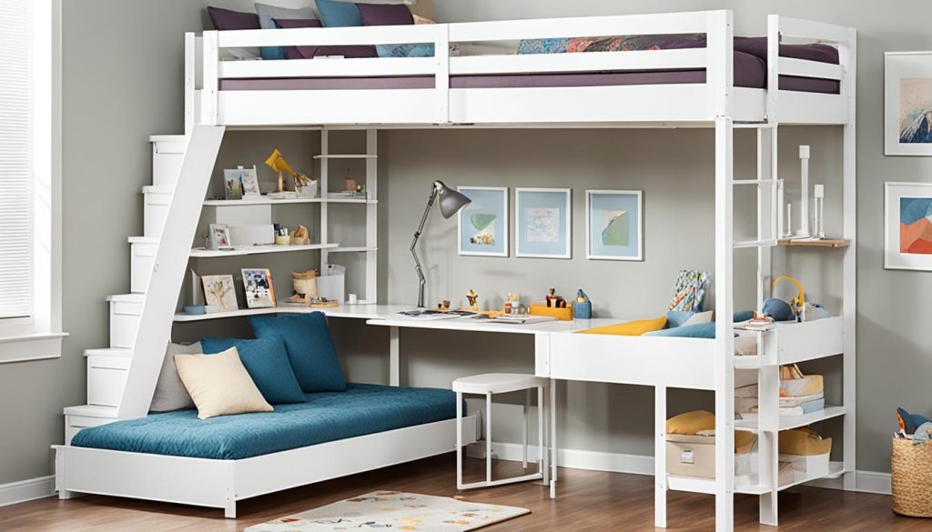 Loft bed safety features