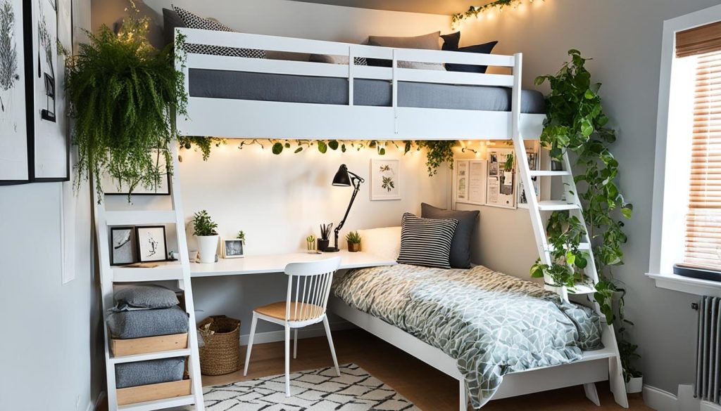 Loft bed solutions for small bedrooms