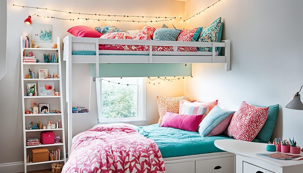 Loft bed solutions for tiny bedrooms