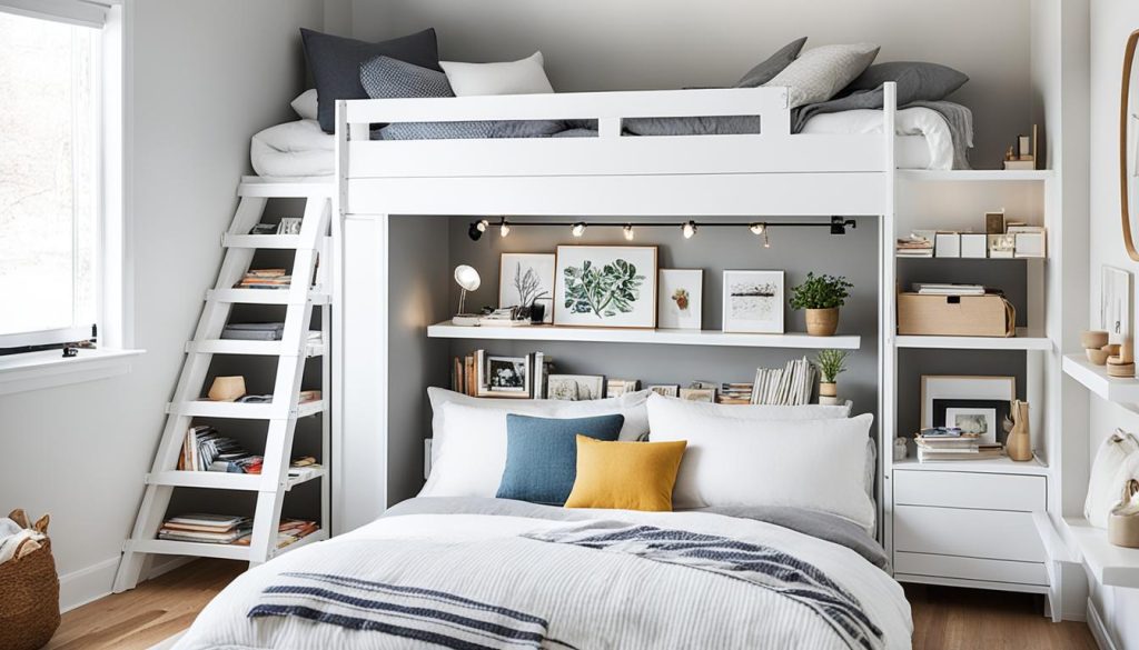 Loft beds with built-in storage