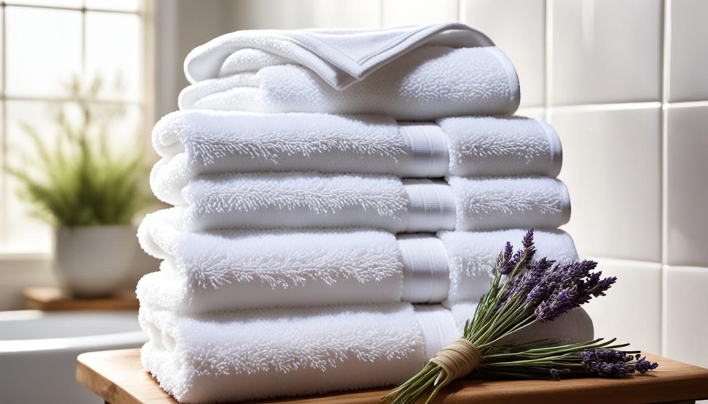 Luxurious bathroom textiles