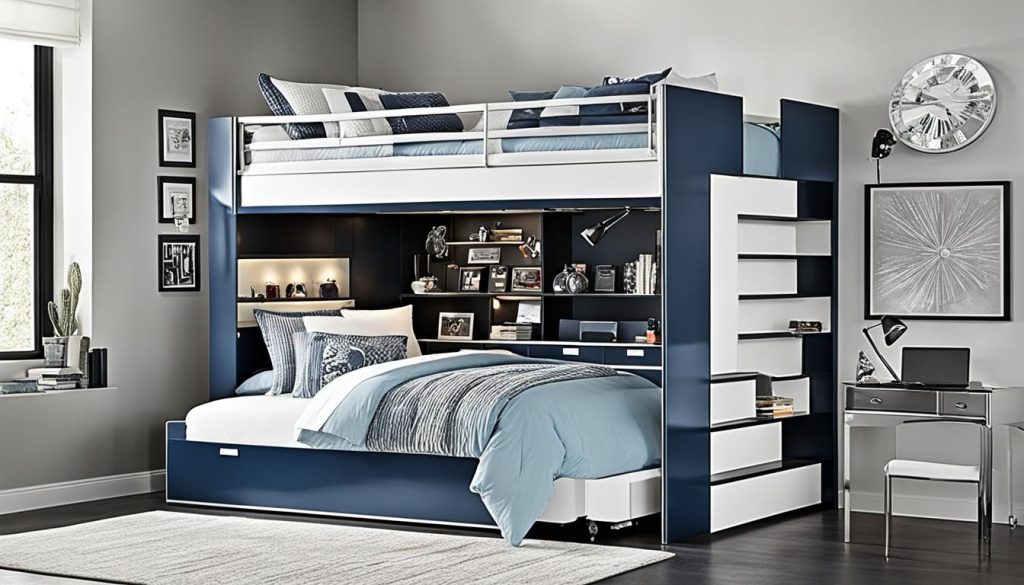 Luxury loft bed for teens