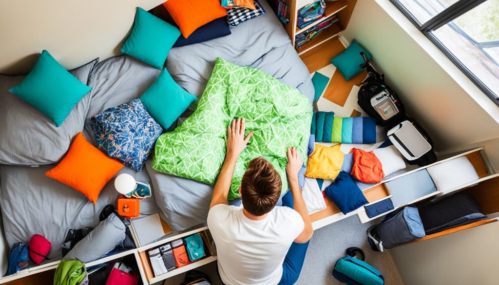 Maintaining loft bed in college dorm