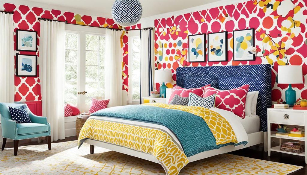 Mixing prints in interior design