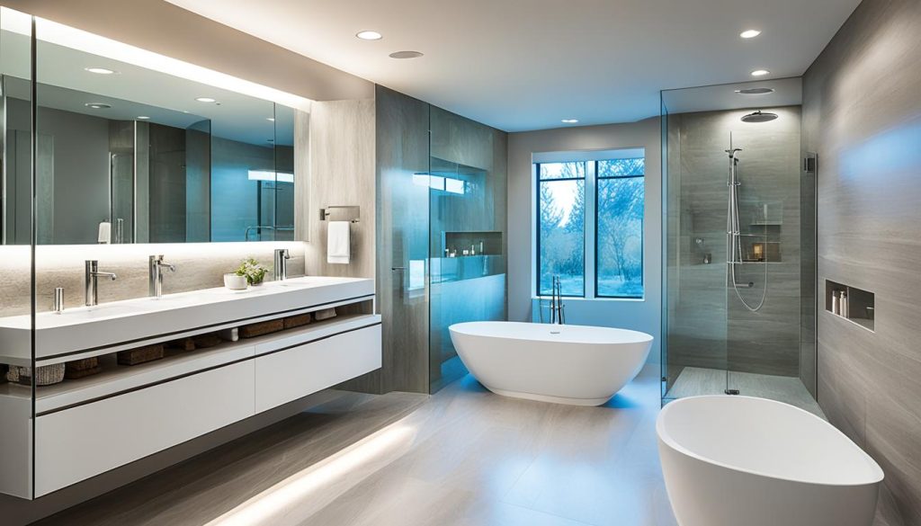 Modern bathroom lighting trends