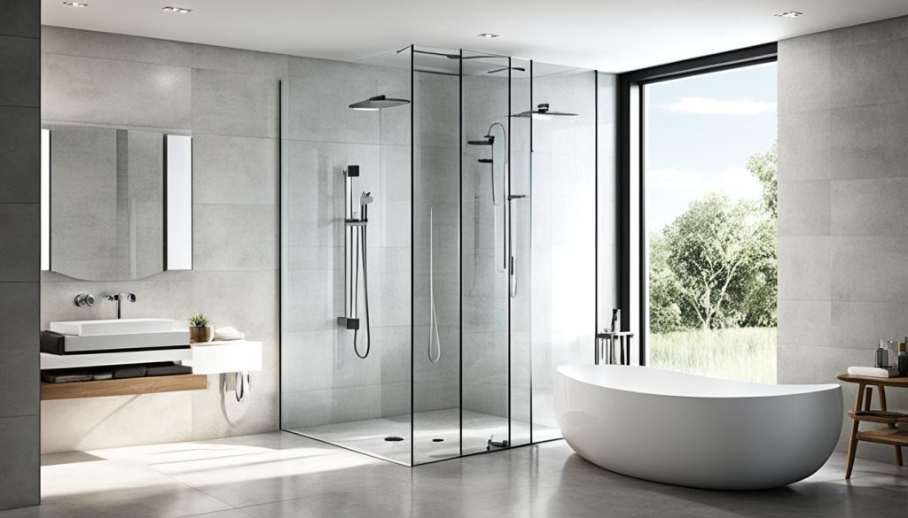 Modern shower trends