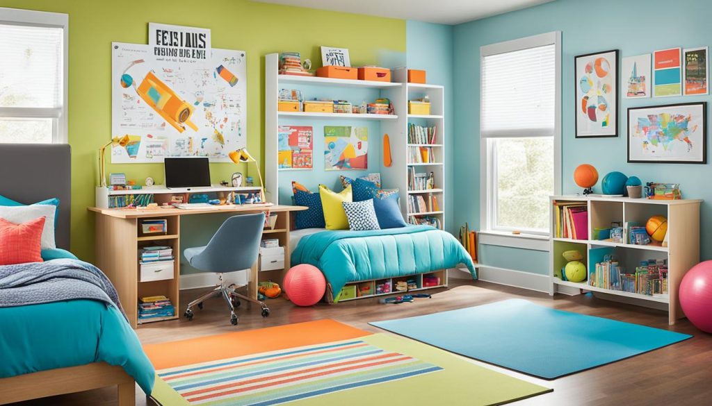 Multi-functional kids room design