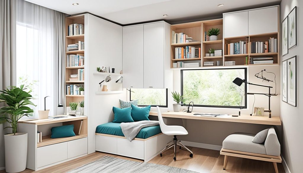 Multifunctional furniture for study nooks