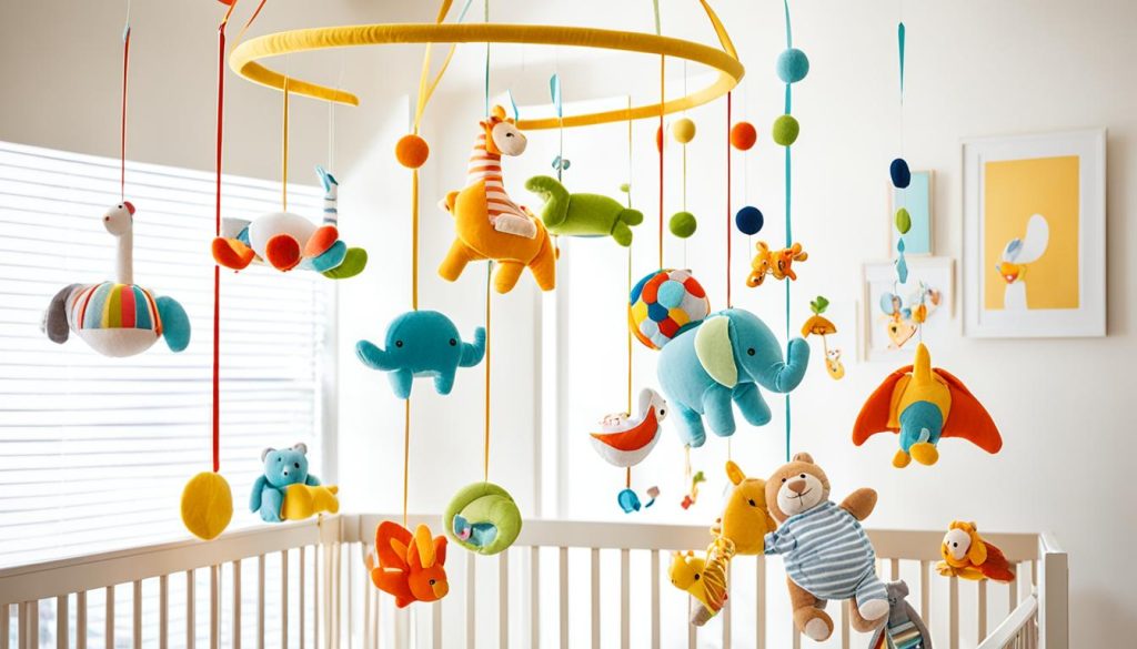 Musical baby mobiles