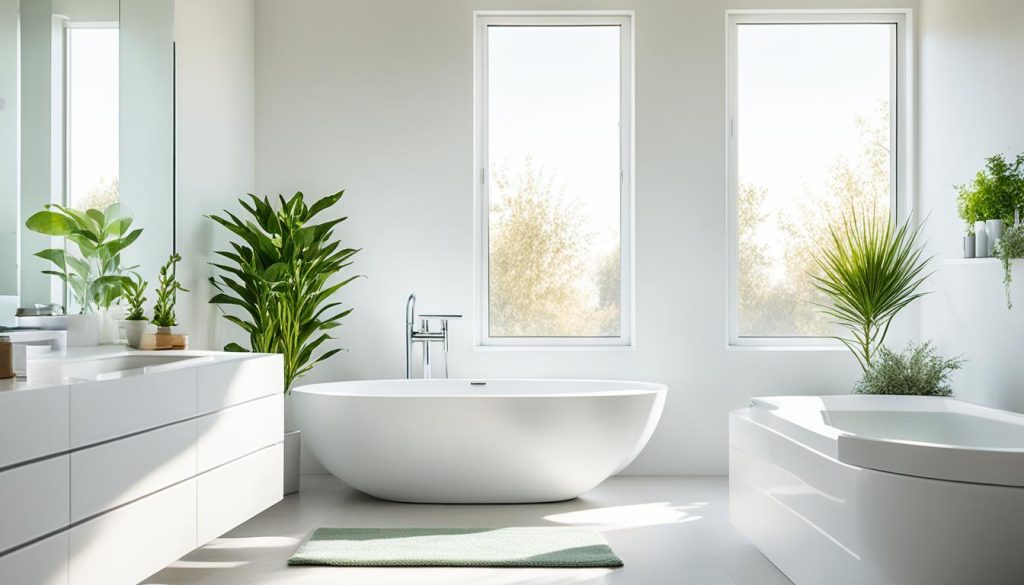 Natural light in bathroom design