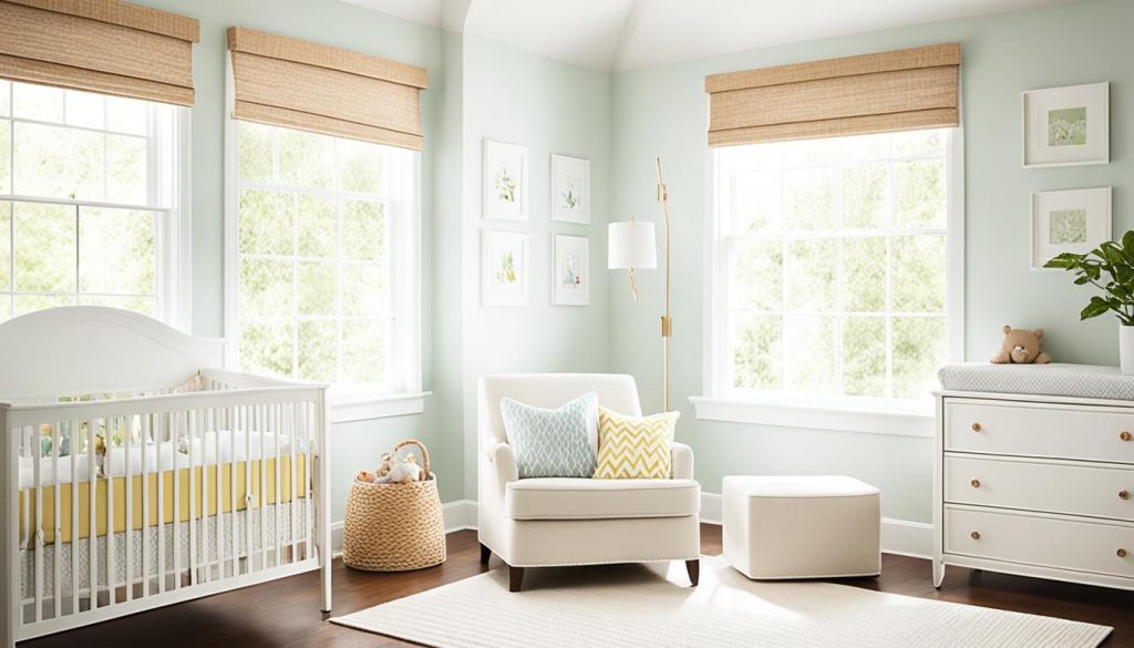 Natural light in nursery