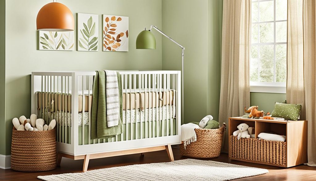 Natural nursery color schemes