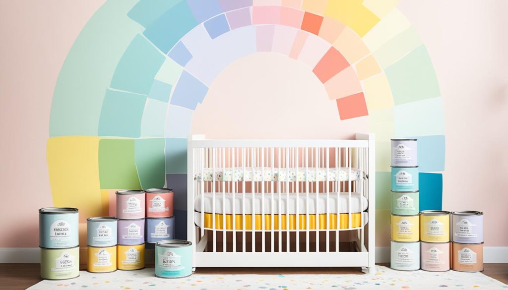 Non-toxic nursery paints