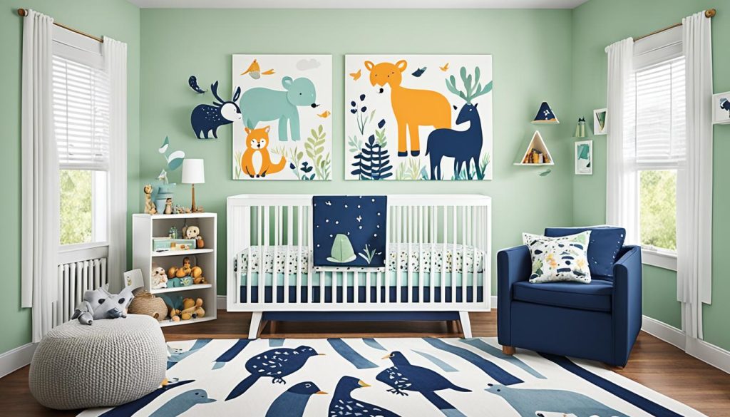 Nursery color palettes