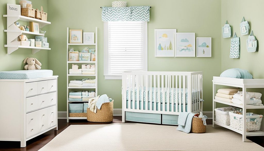 Nursery organization and storage solutions