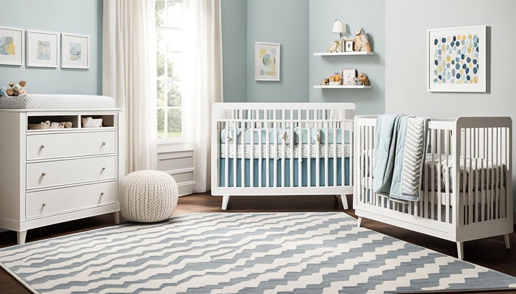 Nursery rug dimensions and placement