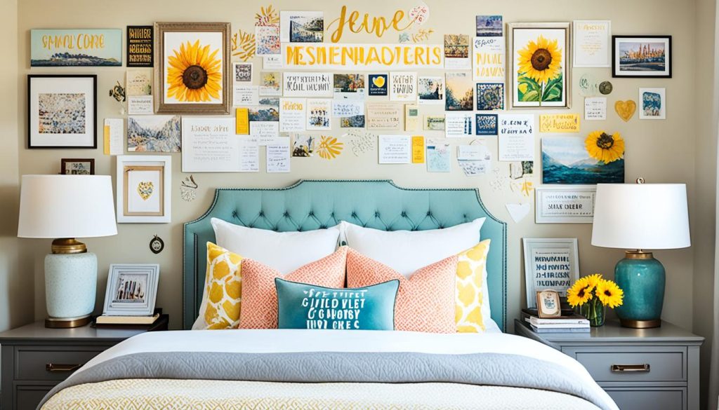 Personalized room decor with meaningful artwork