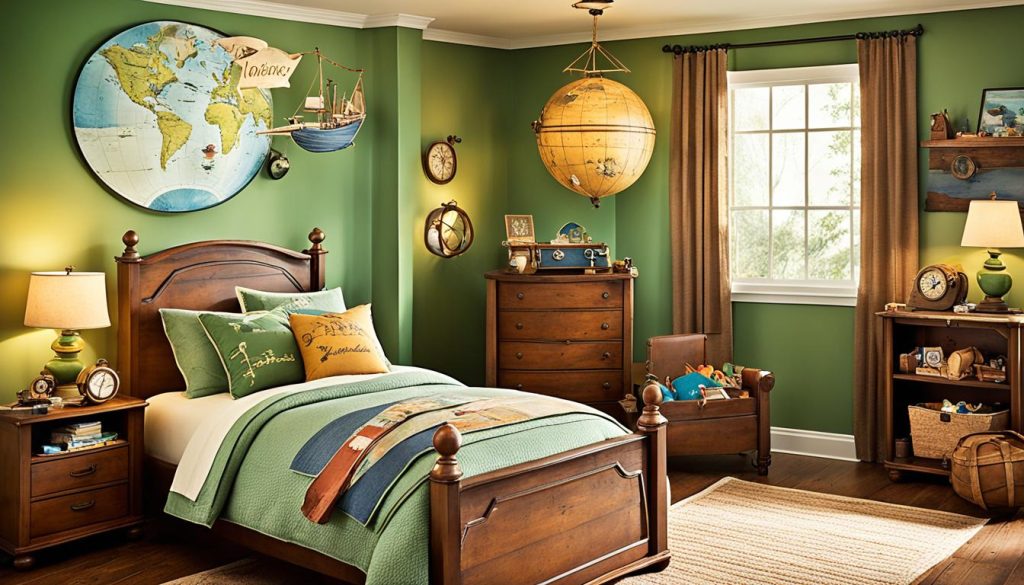 Peter Pan themed adventure bedroom