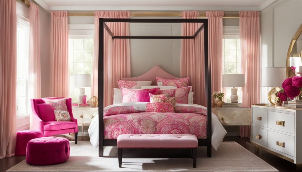 Pink girl's bedroom paint colors