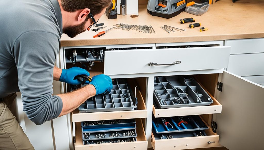 Preparing bathroom cabinets for customization