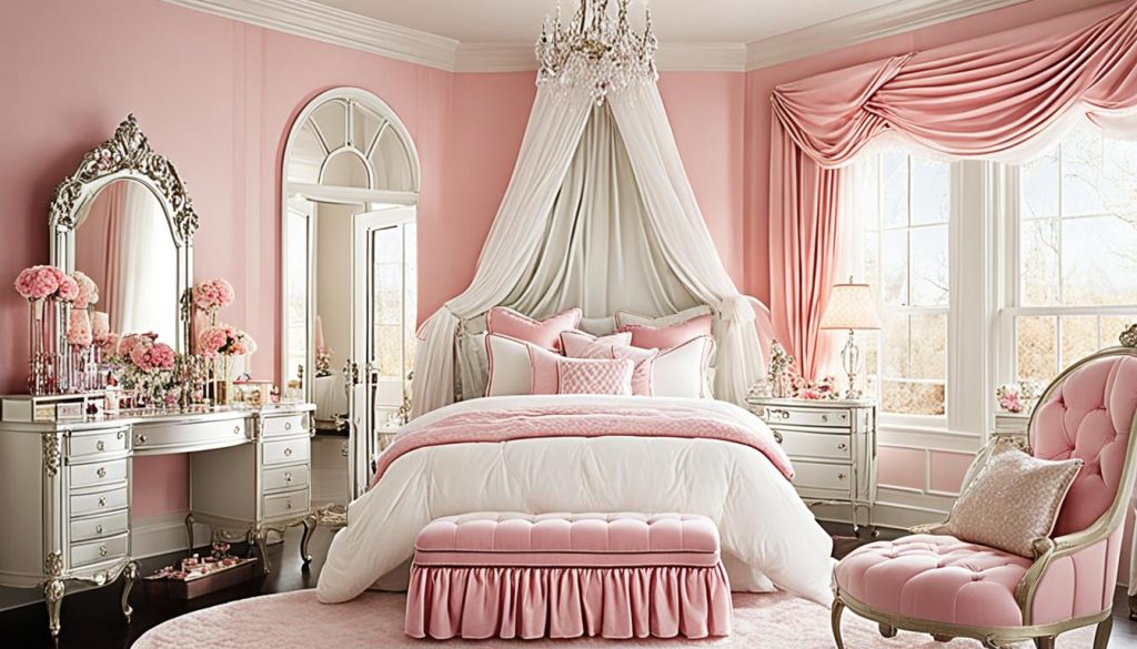 Princess-inspired bedroom design