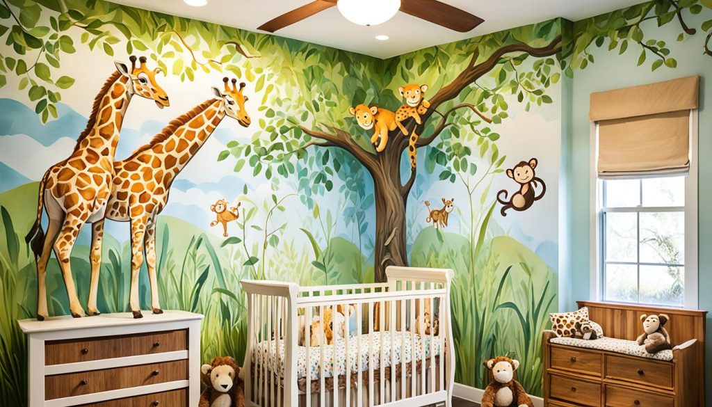 Safari adventure nursery theme