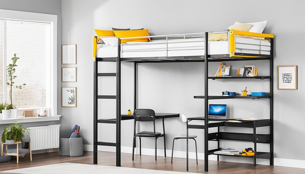 Safety features in loft beds