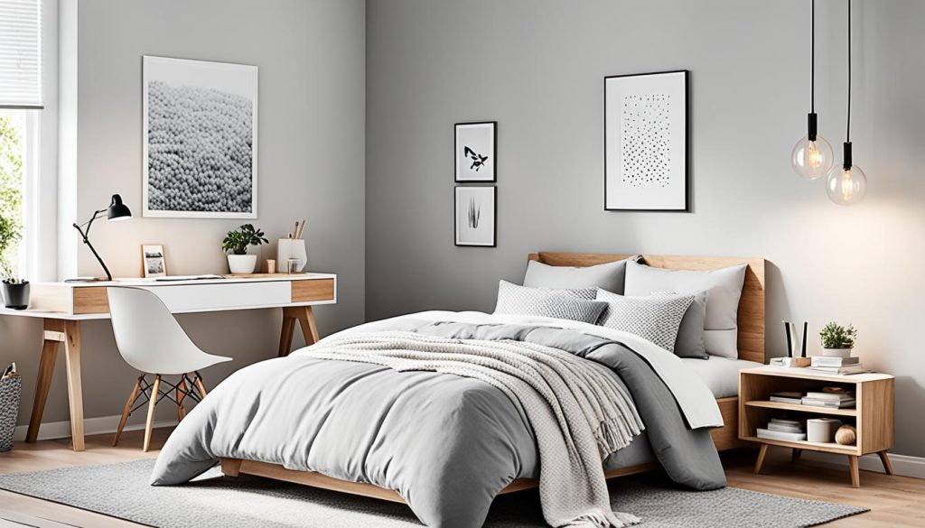 Scandinavian teen bedroom design