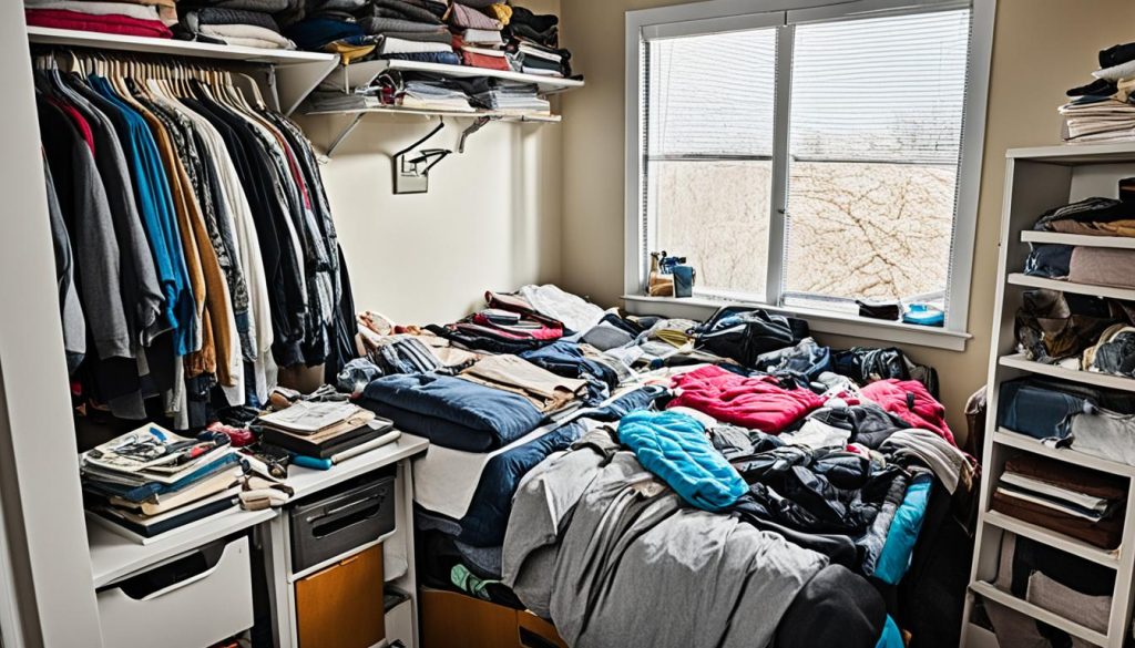 Small bedroom organization challenges