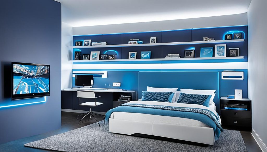 Smart bedroom automation for teens