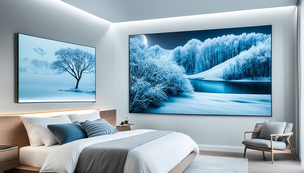 Smart displays in teen bedroom decor