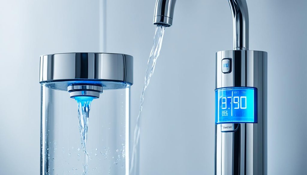 Smart faucets for water-efficient toilets