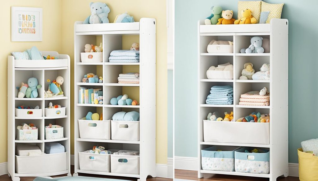 Smart storage solutions for nursery