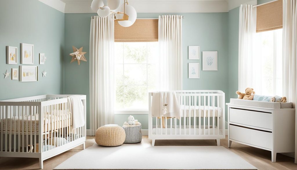 Soothing nursery lighting