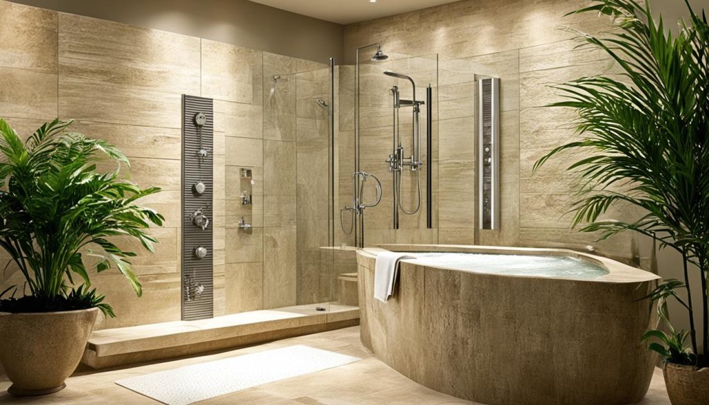 Spa-inspired shower experiences