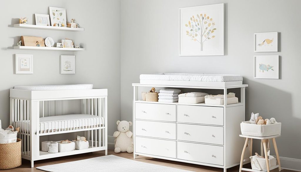 Space-saving changing tables