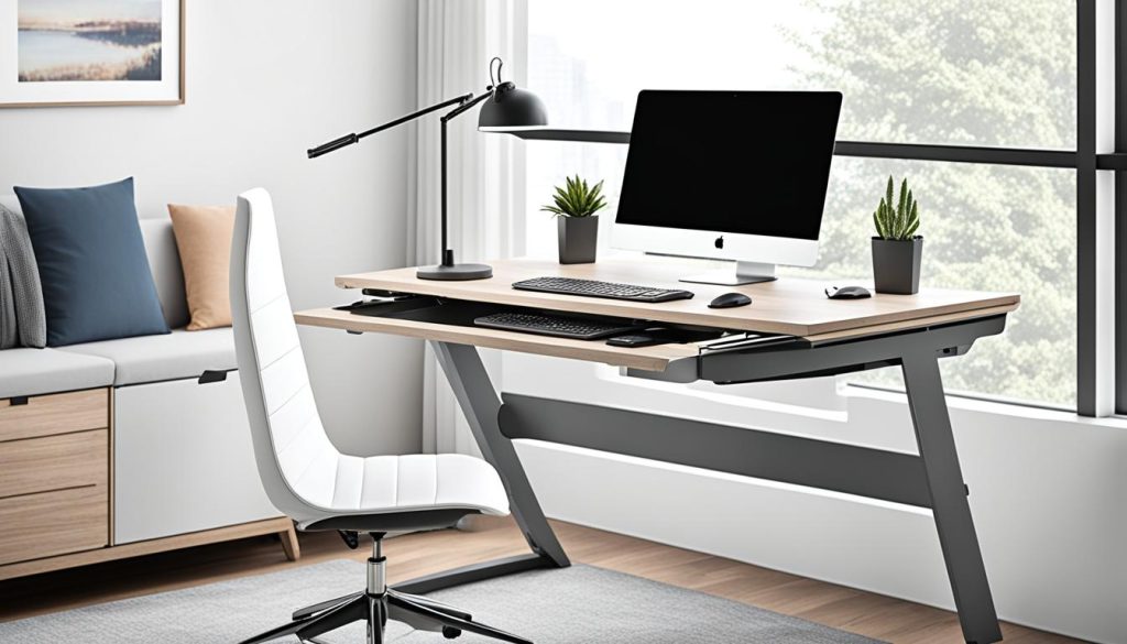 Space-saving desks