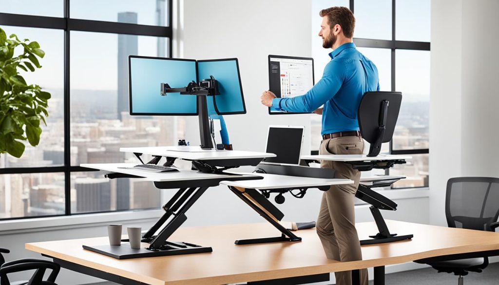 Standing desks and height-adjustable workstations