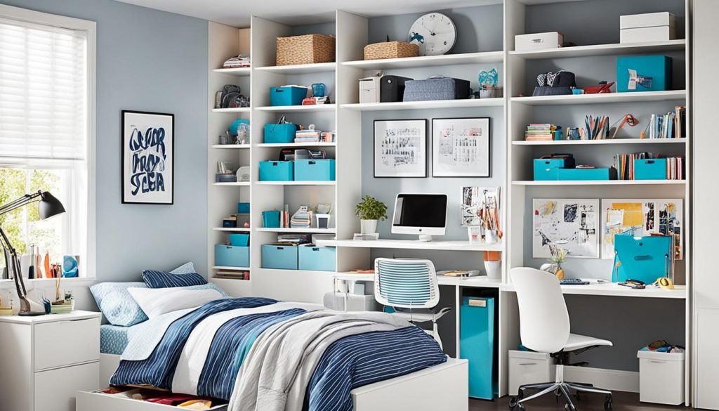 Storage solutions for teen bedrooms